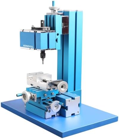 XENDOLL Power metal milling machine,Hobby use, small size,mini milling machine,garage workshop tools,timber,wood,metal friendly,24 Watts,W104MA,Stem education