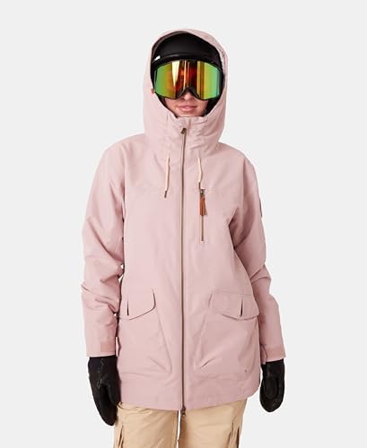 Roxy Women's Free Love Snow Jacket – 15k Waterproof Fully Taped Seams Ski & Snowboard Jacket, Pfas-free