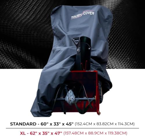 Tough Cover Snow Blower Cover, Extreme 600D, Standard Fit, Black