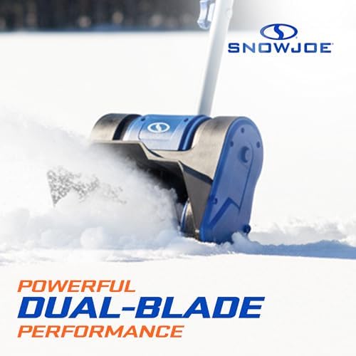 Snow Joe 24V Cordless Electric Shovel Kit w/ 5Ah Battery & Charger, 10″ Clearing Width, 210W Motor – Portable, Lightweight, Heavy-Duty Ice Removal for Deck, Patio, Driveway & Sidewalk, 24V-SS10-XR.