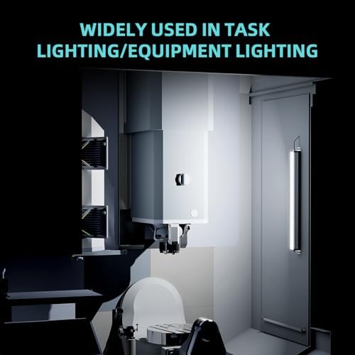 LED Workshop Light, Explosion-Proof Lighting, CNC Machine Work Tube Industrial Lighting, Work Lamp for Machine Tools and Lathe 110V to 220V Universal (40 Watts)