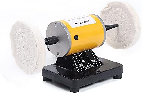 Jewelry Polishers - Adjustable Variable Speed Bench Grinder Polishing and Polishing Machine Kits, Dental Buffers and Lathes - Bench Lathe Polishers, Bench Grinders Jewelry Making Polishers
