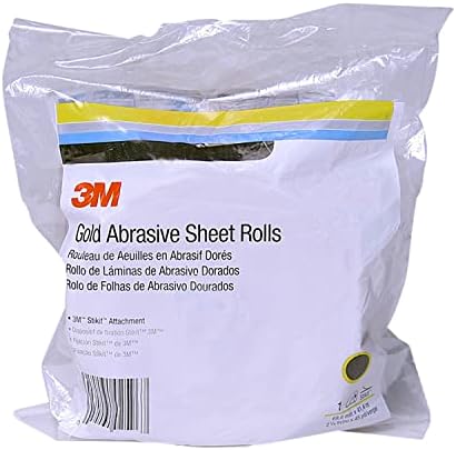 3M Stickit Gold Abrasive Sheet Roll 02698, 4 1/2 in x 20 yd, P80