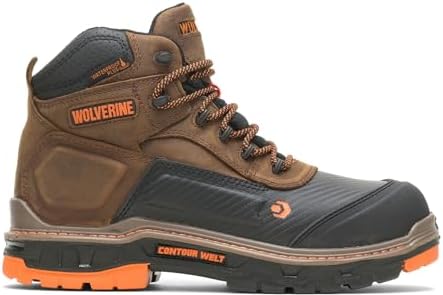 Wolverine Men's Overpass Composite Toe Waterproof Work Boots