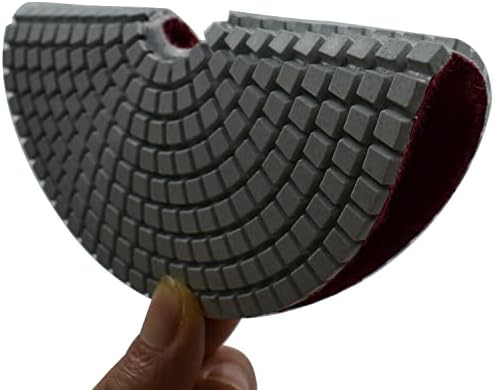 Diamond 5 Inch Wet Polishing Pads for Granite Marble Travertine Terrazzo Engineered Stone (Pack of 7)