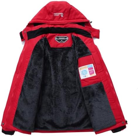 MOERDENG Women's Ski Jacket Warm Winter Coat Snowboarding Jacket