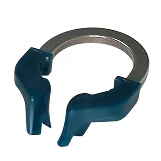 Dental Sectional Matrix Ring Clamp Spring Clip, Autoclavable Nickel Titanium Orthodontic Clamp Rings, Contoured Matrices System for Pre and Post Molars. (R6 QIANLV)