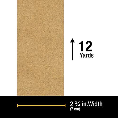 Dura-Gold Pro Series Longboard Hand Sanding File Sander Block - Hook & Loop Backing and PSA Backing Adapter Pad & 80 Grit PSA Longboard Sandpaper 12 Yard Roll, 2-3/4" Wide