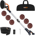 MAXXT Brushless Orbital Drywall Sander, 550W Powerful Constant Speed Electric Drywall Sander, 6 Variable Speed 600-1200 RPM Foldable Sander Tool, With Memory Variable Speed, 360° LED Light