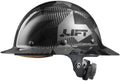 LIFT SAFETY Dax Carbon Fiber Full Brim Hard Hat | Safety/Construction Helmet w/ 6 Point Suspension for Comfort & Impact Protection