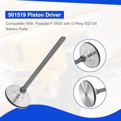 501519 Aftermarket Piston Driver for Paslode F-350S with O-Ring 502104 Nailers Parts
