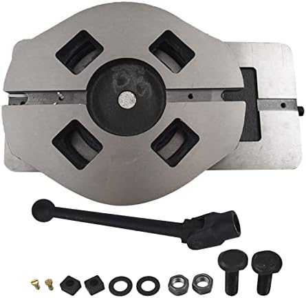 marddpair Heavy Duty Milling Vise 4 Inch 360 Degree Swiveling Base Accuracy Mill Vise Fit for Milling Shaping and Drilling Machines