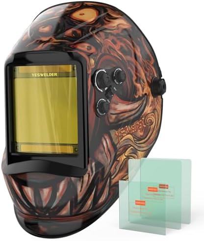 YESWELDER Auto Darkening Welding Helmet, Large View, LYG-M800H-FD