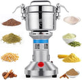 Grain Mill, 2000W High-Speed 750g 304 Stainless Steel grain mill for flour & Professional Spice Grinder for Kitchen Coffee Shop - Grinds Grains, Coffee, Dry Spices, Easy Operation