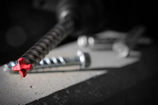 Diablo Rebar Demon SDS-Max 4-Cutter Full Carbide Head Hammer Drill Bit with Tri-Metal Fusion Welding - 11/16" Diameter, 21" Length, 16" Working Length - DMAMX1430