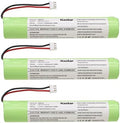 Kastar 3-Pack Ni-MH Battery 3.6VDC 2000mAh 7.20Wh Replacement for Hurricane Spin Scrubber Brush Cleaner Mop Spin-Scrubber Bathtub
