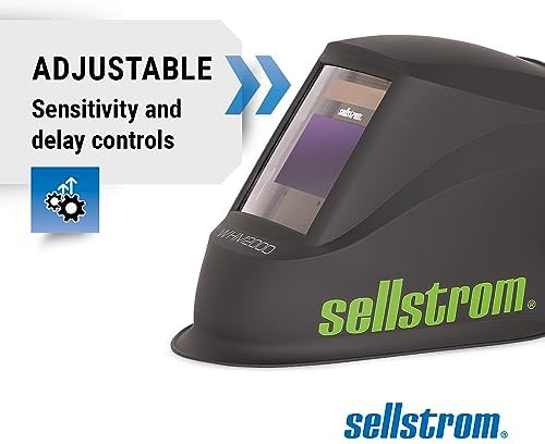 Sellstrom Advantage+ ADF Welding Helmet, 9.3 Sq. in. Viewing, ANSI Z87.1
