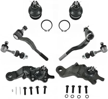 TRQ Front Steering & Suspension Kit Ball Joint Sway Bar Stabilizer Link Tie
