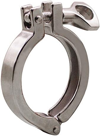 DERNORD Stainless Steel 304 Single Pin Heavy Duty Tri Clamp with Wing Nut for Ferrule TC 1.5'' (Pack of 10)