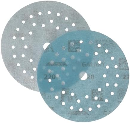 Mirka Galaxy Multifit Sandpaper 5 inch Grit 220 50 Discs Pack