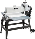 VEVOR 22" Drum Sander with Stand & Extension Tables, 1.75HP 1440RPM Dual Motor Drum Sander for Woodworking - Variable Speed Conveyor Belt, 4" Dust Collection Port for Cabinet & Furniture Finishing