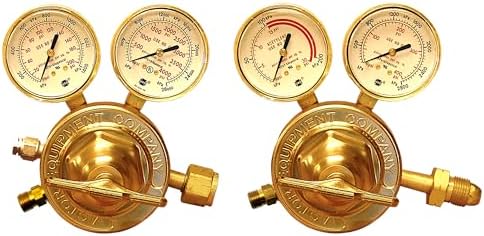 Victor SR450 Series Heavy Duty Oxygen & Acetylene Regulator Set – SR450D-540 (0781-0527) & SR460A-510 (0781-0584) – Single Stage Industrial Regulators