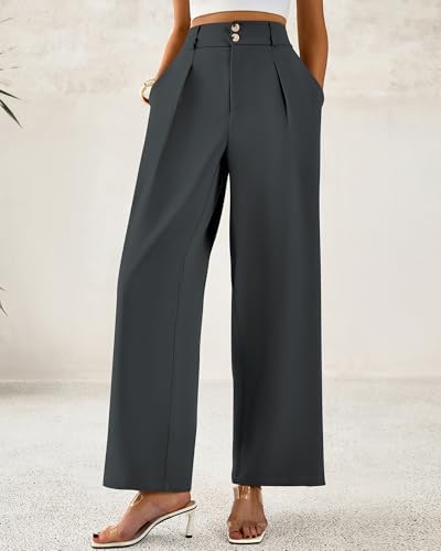 BTFBM Wide Leg Dress Pants Women Business Casual Outfits
