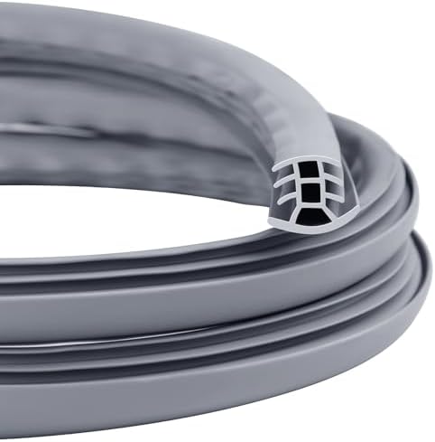 Flexible EPDM Rubber Strip (50 ft Long and 1 inch Wide) for Concrete Crack Repair and Replacement - Weather and Aging Resistant Expansion Joint Filler for Driveways and Sidewalks