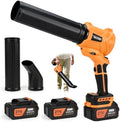 Cordless Leaf Blower Lightweight Handheld Blowers for Lawn Care, Orange