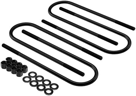 Supreme Suspensions - 4X Heavy-Duty Round Bend U-Bolts for Lifted Applications => 15.5" Long x 3.5" Wide x 5/8" Threads