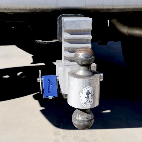 PACLOCK's 80-Series Trailer Hitch Lock, Standard Rekeyable (SR), 400" Pin, One Lock Keyed to a Number U-Pick! w/ 2 Keys, Blue