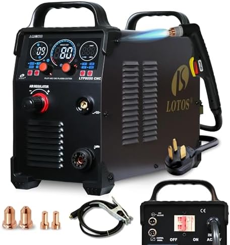 LTP8050CNC 80A CNC Drag-Cut Blowback Plasma Cutter 220V