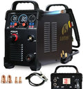LOTOS LTP8050 CNC 80AMP Blow Back Arc Plasma Cutter, CNC Interface Ready, HTC/Arc OK Output, Drag Cut Enabled, 1" 25mm Clean Cut, Metal Cutting Machine, 220V