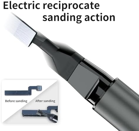 Iesooy for DSPIAE PRO Reciprocating Electric Sanding Pen, 5-Speed and USB Charging with LED Light, Multi-Purpose Power Tool, Mini Power Sander for Sanding, Polishing, Finishing, DIY Crafts