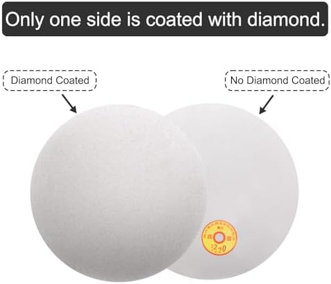 uxcell Diamond Sanding Grinding Disc, 12in (300mm) Grit 240 No Center Hole