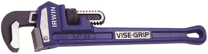 IRWIN Tools VISE-GRIP Pipe Wrench, Cast Iron, 2-Inch Jaw, 14-Inch Length (274102)