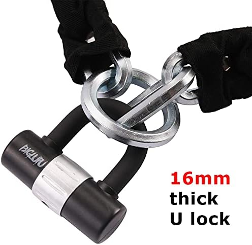 Motorcycle Chain Lock, 5FT Long Heavy Duty Anti Theft Bike Lock Chain