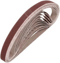 HARFINGTON 3/8 x 13 Inch Sanding Belts, 10Pcs 240 Grit Aluminum Oxide
