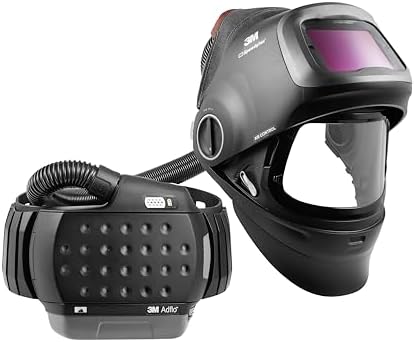 3M Speedglas G5-01 Heavy-Duty Welding Helmet with 3M Adflo PAPR Assembly 46-1101-30TW, G5TW ADF, NIOSH Approved, ANSI Z87.1-2015, Professional Welding Respirator System