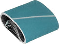 10 Pcs Sanding Belts 9-7/8 x 29-1/2 Inch 100 Grit Zirconia