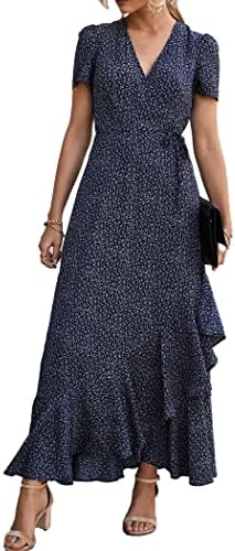 PRETTYGARDEN Women's Boho Floral Summer Maxi Dresses