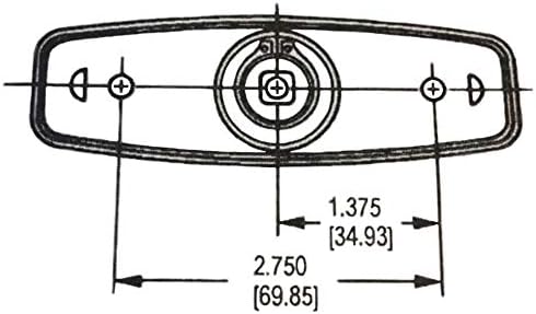 TRIMARK Clockwise Pop-Up Locking T-Handle (TM13946-01BLKRK)