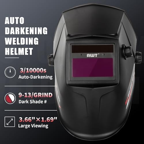 AWT 140A MIG Welder 3 in 1 Welding Machine 110V with Welding Helmet