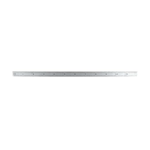 PEC Tools 12-Inch Flexible Metal Ruler, High-Quality Carbon Steel with Satin Chrome Finish, 3R Graduation (1/32", 1/64", 1/10", 1/50"), Fully Hardened and Tempered, Made in USA