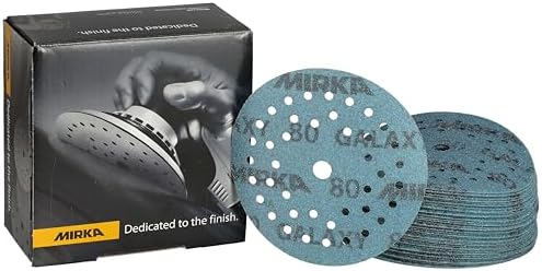 Mirka Galaxy Multifit Sandpaper 5 Inch Grit 80 50 Discs