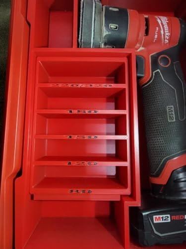 NO TOOLS M12 Detail Sander Packout insert compatible with Milwaukee Packout