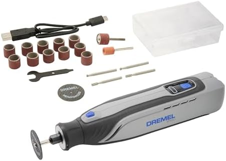 Dremel 8150 8V Cordless Rotary Tool Kit w/LED Nose Cap and 20 Accessories
