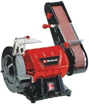 Einhell TC-US 350 Belt and Disc Sander, 350 Watt, Belt Grinding Function, Protective Cover, Spark Protection, with Coarse Sanding Disc + Sanding Belt)
