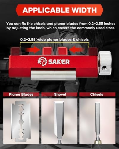 Saker Chisel Sharpening Jig, Chisel Sharpener,Wood Honing Guide