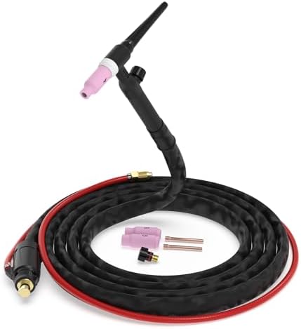 YESWELDER TIG Torch, TIG Welding Torch WP-17V 13 ft 150A 35-50mm² Air